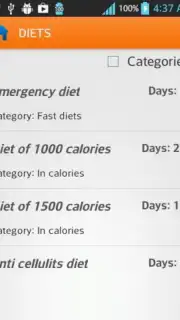 Diets for losing weight скриншот 1